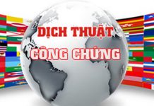 DỊCH VỤ DỊCH THUẬT CÔNG CHỨNG